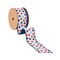 LaRibbons 2 1/2" Wired Ribbon | All over stars | 10 Yard Roll